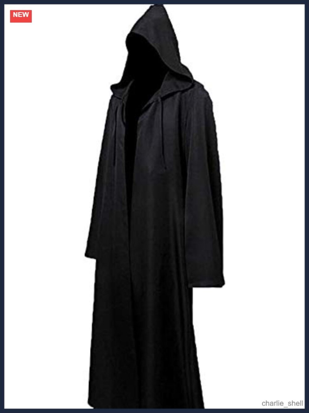 Mens Hooded Robe Cloak Cosplay Wizard Knight Cape Costume
